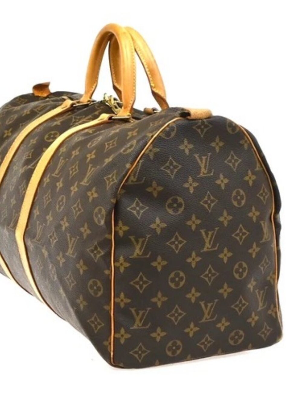 LOUIS VUITTON Keepall 50 Travel Hand Bag Monogram Leather Brown M41426 16YH913 - Picture 2 of 14